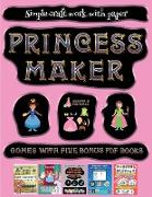 Simple craft work with paper (Princess Maker - Cut and Paste): This book comes with a collection of downloadable PDF books that will help your child m