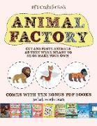 DIY Crafts for Kids (Animal Factory - Cut and Paste): This book comes with a collection of downloadable PDF books that will help your child make an ex
