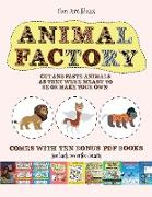 Fun Art Ideas (Animal Factory - Cut and Paste): This book comes with a collection of downloadable PDF books that will help your child make an excellen