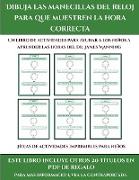 Hojas de actividades imprimibles para niños (Dibuja las manecillas del reloj para que muestren la hora correcta)