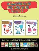 Kleinkinderbücher: Ausschneiden und Einfügen - Roboter