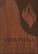 RVR 1960 Vida Plena Biblia de Estudio símil piel marrón / Fire Bible Brown Imita tion Leather