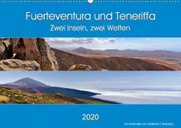 Fuerteventura und Teneriffa - Zwei Inseln, zwei Welten (Wandkalender 2020 DIN A2 quer)