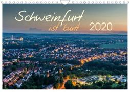 Schweinfurt ist bunt (Wandkalender 2020 DIN A4 quer)