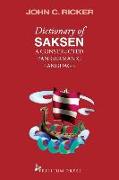 Dictionary of Saksen: a constructed Pan-Germanic language