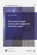 Procurement of legal services and management of outside counsel