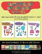 Aktivitätsbücher für Kleinkinder für Kinder im Alter von 2 bis 4 Jahren: Ausschneiden und Einfügen - Roboter