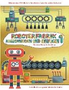 Die besten Bücher für Zweijährige: Ausschneiden und Einfügen - Roboterfabrik Band 1