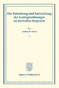 Die Entstehung und Entwicklung der Gedingeordnungen im deutschen Bergrecht
