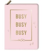Notizbuch mit Reißverschluss - Busy, busy, busy