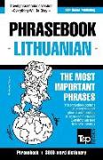 English-Lithuanian phrasebook & 3000-word topical vocabulary