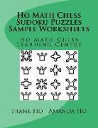 Ho Math Chess Sudoku Puzzles Sample Worksheets BW version