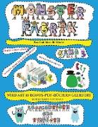 Fun Craft Ideen für Kinder: Ausschneiden und Einfügen -Monsterfabrik Band 3