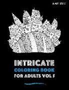 Intricate Coloring Book For Adults Vol 5