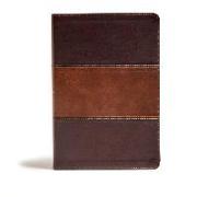 KJV Giant Print Reference Bible, Classic Mahogany Leathertouch: Red Letter, Ribbon Marker, Smythe-Sewn, Two-Column Text, Concordance, Presentation Pag