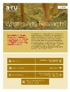 What Is Arts Research?