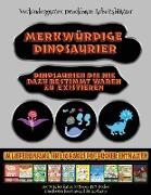 Vorkindergarten Druckbare Arbeitsblätter: Merkwürdige Dinosaurier - Ausschneiden und Einfügen