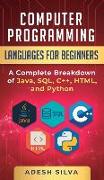 Computer Programming Languages for Beginners: A Complete Breakdown of Java, SQL, C]+, HTML, and Python