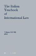 Italian Yearbook of International Law 28 (2018)