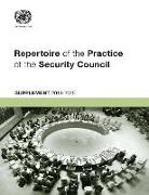 Repertoire of the Practice of the Security Council: Supplement 2014-2015