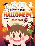 Halloween Activity Book for Kids Ages 4-8