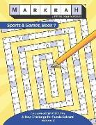 MARKRAH LETTER-ROW PUZZLES Sports and Games, Book 1