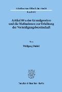 Artikel 80 a des Grundgesetzes und die Maßnahmen zur Erhöhung der Verteidigungsbereitschaft