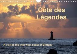 Cote des Legendes A visit to the wild west coast of Brittany (Wall Calendar 2020 DIN A4 Landscape)