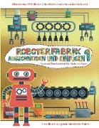 Kunst und Kunsthandwerk für Kinder mit Papier: Ausschneiden und Einfügen - Roboterfabrik Band 1