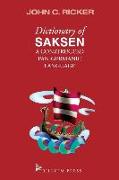 Dictionary of Saksen: a constructed Pan-Germanic language