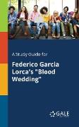 A Study Guide for Federico Garcia Lorca's "Blood Wedding"