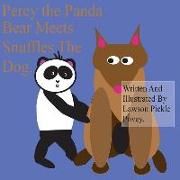 Percy The Panda Bear Meets Snuffles The Dog