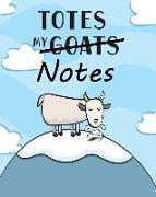 Totes My (Goats) Notes Sketchbook