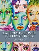 Fantasy Portrait Coloring Book