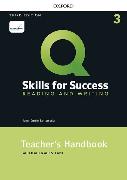 Q: Skills for Success: Level 3: Reading and Writing Teacher's Handbook with Teacher's Access Card