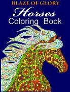 Blaze of Glory Horses Coloring Book