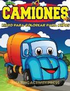 Camiones Libro Para Colorear Para Niños Edades 4-8