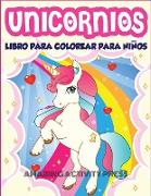 Unicornios Libro Para Colorear Para Niños Edades 4-8