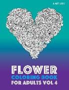 Flower Coloring Book For Adults Vol 4