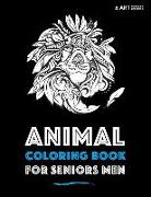 Animal Coloring Book For Seniors Men