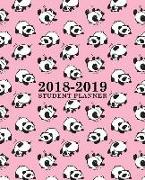 2018-2019 Student Planner: Weekly & Monthly Academic Planner (August 1, 2018 to July 31, 2019): Cute & Funny Panda on Pink