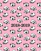 2018-2019 Studentenplaner - Schülerkalender - Studentenkalender: August 2018 - Juli 2019: 19 x 23 cm: Pandabär 4206