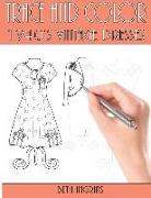 Trace and Color: 1940's Vintage Dresses: Fun Activity Book