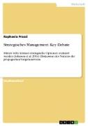 Strategisches Management. Key Debate