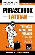 English-Latvian Phrasebook & 250-Word Mini Dictionary