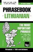 English-Lithuanian phrasebook & 1500-word dictionary