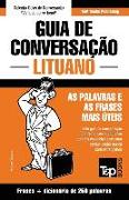 Guia de Conversação Português-Lituano e mini dicionário 250 palavras