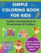 Simple Colouring Book For Kids