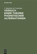 Versuch einer Theorie phonetischer Alternationen