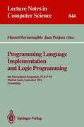 Programming Language Implementation and Logic Programming